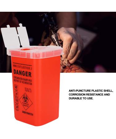 Small Sharps Container for Home and Travel Use - Durable Disposable Tattoo Supplies - Buy Online on GoSupps.com