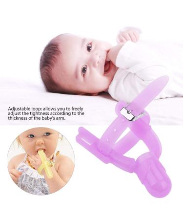 Thumb Sucking Stop Children's Finger Protector Teether & Pacifier for Babies 1-5 Years (Purple) | International Shipping - Buy Online on GoSupps.com