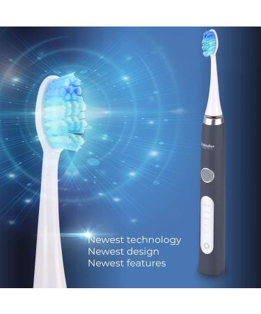 Mueller Sonic Rechargeable Electric Toothbrush with CrossClean Technology - 5 Modes, IPX7 Waterproof, Auto Timer, 3D Cleaning (Grey) - Buy Online on GoSupps.com