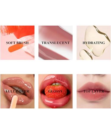 Honey 2 Pack Natural Shimmering Moisturizing Lip Gloss - Non-Sticky Hydrating Liquid Lip Care - Fruit Flavored Lip Oil for Dry Lips - Blur Lip Lines - Buy Online on GoSupps.com