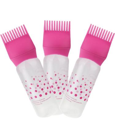 SOLUSTRE 3 pi ces Flacon Applicateur Peigne Racines pour Coloration Cheveux Rose avec chelle Gradu e Bouteille Presse Facile pour Soins Cheveux Secs Ab m s et Teinture Maison - Buy Online on GoSupps.com