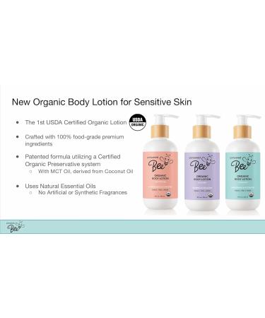 Pampered Bee - Organic Body Lotion (Light Orange) for Babies Toddlers and Kids With Capua u Seed Butter and Marshmallow Root - Moisturizing Softening Hydrating 8 oz - Buy Online on GoSupps.com