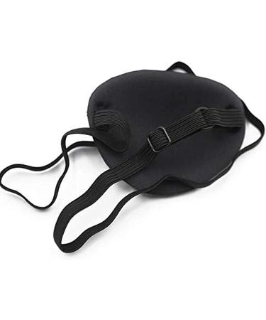 MYUBWTF Black Pirate Skull Crossbone Eye Mask - Adjustable 3D Leopard Eye Patch for Kids & Adults - International Shipping Available - Buy Online on GoSupps.com
