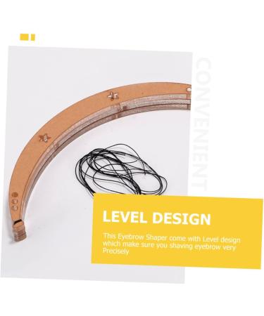 FOMIYES 4 sets Bow Tool Eyebrow Kit Shaper Shape Measuring Level Auxiliary Ruler Mapping Marker Line - Buy Online on GoSupps.com