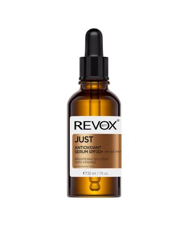 REVOX B77 Just Antioxidant Serum SPF 30+ 30 ml Brightening Facial Serum Vitamin E Protects Against Harmful Factors Nourishes the Skin Antioxidant Fights Wrinkles