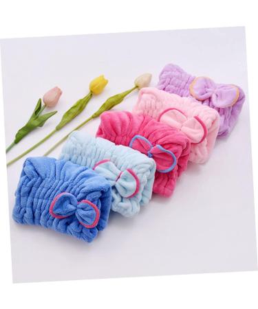 HAPINARY Elastic Shower Quick Dry Head Turbans Shower Cap for Microfiber Washcloth Turbans for Women Hair Ties Shower Head Towel Microfiber Hair Drying Cap Pink Women's Cute Hijab Pink medium - Buy Online on GoSupps.com