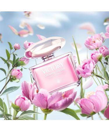Glowing Crystal Eau De Parfum for Women 3.4 fl oz Natural Spray - Long Lasting Enchanting Fragrance - Natural Sweet Freshness. Ideal for gift on special occasions Birthdays Holidays Anniversary. - Buy Online on GoSupps.com
