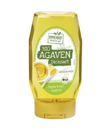 Immenhof naturally good organic agave syrup in a practical dispenser 350g