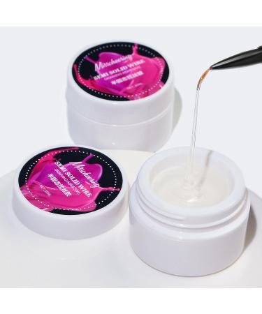 1Box Semi-Solid Nail Gel Polish Pulling Silk Aurora UV Gel Luminous Lacquer Varnish Micro Carving Art Manicure Glitter Powder - (Color: Clear) - Buy Online on GoSupps.com