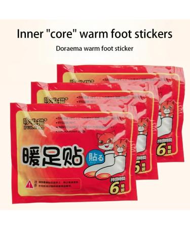 Buy Ioiuskku 20-Pack Foot Warmers | Breathable Thermal Stickers for Winter & Autumn | One-Time Use Body Heat Patch for Home & Office - Buy Online on GoSupps.com