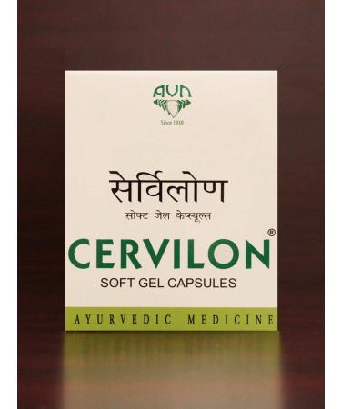 Buy AVN Cervilon Ayurvedic Herbal Soft Gel Capsules - 180 Count (Pack of 2) | Fast International Shipping - Buy Online on GoSupps.com