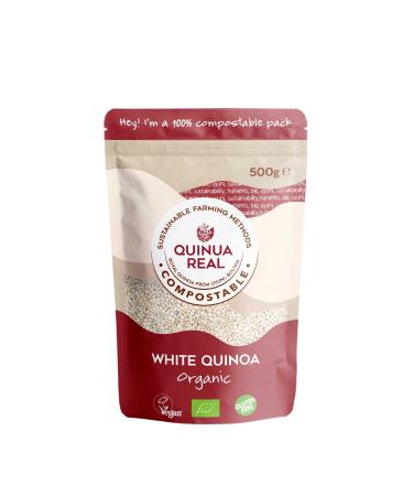 Buy QUINUA REAL Organic Fair Trade Quinoa - 500ml Pack | Premium Polished Quinoa for International Shipping - Buy Online on GoSupps.com