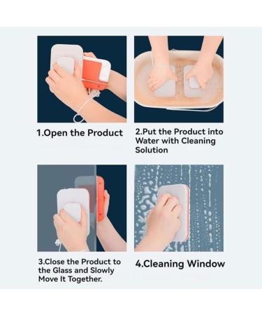 Magnetic Window Cleaner Magnetic Windshield Cleaner Tool Double-Sided Window Cleaner Glass Wiper Square Shape Glass Wiper Cleaning Tool for High Window Rise and Car Glazed Windows(3-10mm) - Buy Online on GoSupps.com