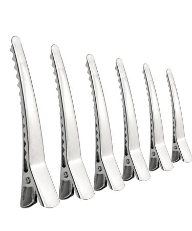 50 Pack 6 cm Alligator Hair Clips - Metal Hairpins for Hairdressers & DIY Accessories | Perfect for Girls & Women - Buy Online on GoSupps.com