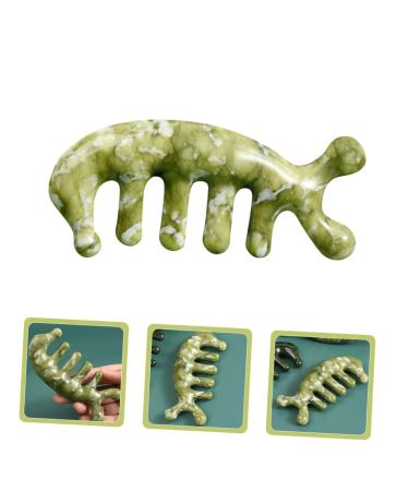 Shop Healvian 4-Piece Jade Massage Comb Set - Creative Massage Tools for Relaxation | International Shipping Available - Buy Online on GoSupps.com