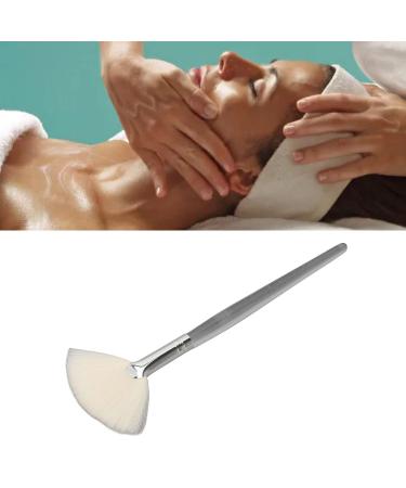 Buy Face Mask Fan Brush - Transparent Handle Flat Cosmetic Brush for Beauty Salon - Buy Online on GoSupps.com