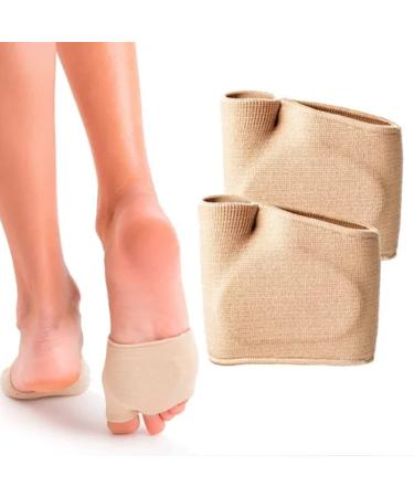 Bunion Corrector for Women 1 Pair Metatarsal Pads Bunions Cushions Soft Thicken Bunion Relief Sleeves Hallux Valgus Corrector Socks Splint Protector Guards for Women Men (Skin Color)