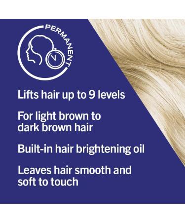 Schwarzkopf LIVE Intense Lightener Permanent Blonde Bleach Hair Dye With Brightening Oil Booster Lifts Hair Up To 9 Levels Max Blonde 00B (Pack of 2) - Buy Online on GoSupps.com