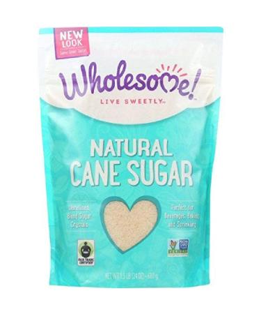 Wholesome Sweeteners Fair Trade Natural Cane Sugar, 1.5 lb (packaging may vary)