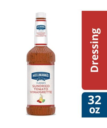Buy Hellmann's Classics Sundried Tomato Vinaigrette Salad Dressing - Pack of 6 Gluten Free Bottles - 32oz each - No Artificial Colors or High Fructose Corn Syrup - Sundried Tomato Flavor - Buy Online on GoSupps.com
