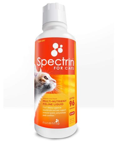 Cat Vitamins - Spectrin 16 OZ - Liquid Vitamin & Antioxidant Supplement for Cats - 96 doses