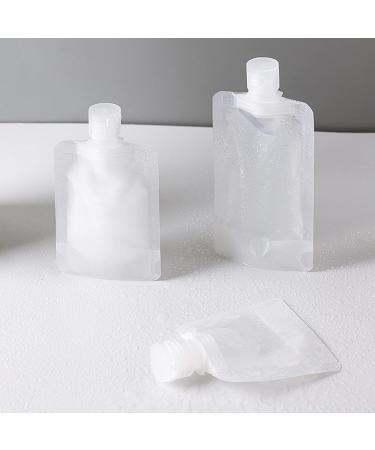 30/50/100ml Shampoo Makeup Fluid Sub Bottle Transparent Clamshell Packaging Bag Refillable Squeeze Pouches Portable Plastic Travel Fluid Pouches for Lotion Shampoo Face Cream-20pcs (30 ml) - Buy Online on GoSupps.com