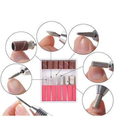 Electric Nail Polisher Nail File Art Polishing Tools Portable Pen Shape Grinder Professional Manicure & Pedicure Home Salon System for Acrylic Gel Nails - Buy Online on GoSupps.com