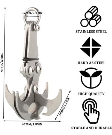 Buy Eihi Foldable Climbing Hook Grappling Hook - Ultimate Climbing Equipment for Outdoor Survival | International Shipping Available - Buy Online on GoSupps.com