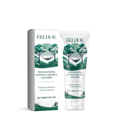 Pure Botanical Foaming Cleanser - Natural Tea Tree Extracts Centella Asiatica Extracts Soothing & Moisturising Exfoliator to Remove Pores & Blackheads (100ml) (1 piece)