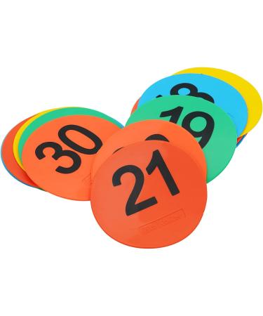 Eco Walker 4inch Mini Floor Spot Markers for Classroom - Set of 30 Numbers for Preschool and Kindergarten - Buy Online on GoSupps.com