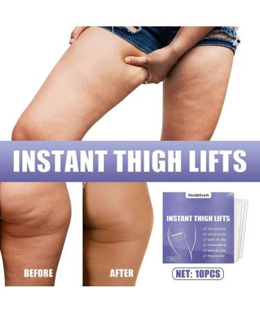 Encomy 10-Piece Instant Thigh Lifting Strips | Transparent Adhesive for Smooth Cellulite & Firm Skin | Ideal for Girls - Buy Online on GoSupps.com