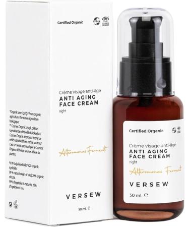  Versew Bio Vegan Performance High Concentration Day and Night Cream for Face Neck D collet and Eyes - Anti-Wrinkle Moisturizing Treatment for Men and Women (50 ml) - Buy Online on GoSupps.com