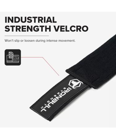 Knee Wraps for Weightlifting - 80" Elastic Knee Straps for Squats & Powerlifting | Compression Support for Gym & Strength - Buy Online on GoSupps.com
