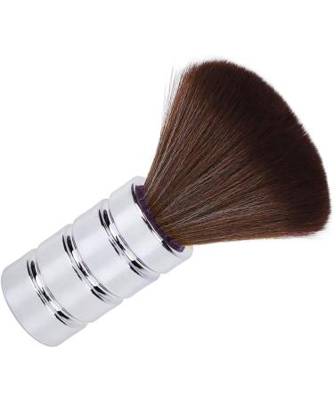 Barber Neck Duster Brush Soft Gentle Electroplating Process for Hair Cleaning Suitable for Hairdressers (Silver) - Buy Online on GoSupps.com
