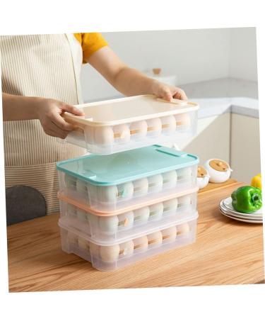 GLEAVI 1pc Kitchen Home Case Shop Egg Eggs Cover Blue for Protective Stackable with Storage Container Blue 32*21.5cm - Buy Online on GoSupps.com