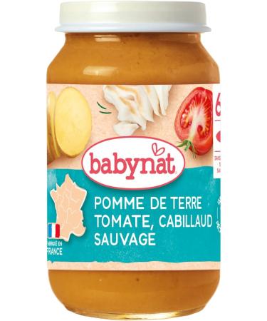 Babybio - Small Potato Pots from the Loire Valley Cod 2x200 g - 6+ Months - Organic - Pack of 6 - Buy Online on GoSupps.com