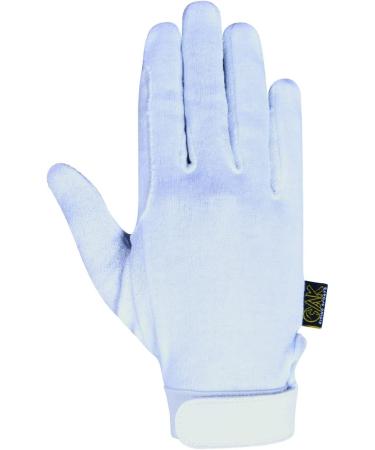 AK Cotton Grip Horse Riding Gloves AKRS-8485 - White, Size M - Buy Online on GoSupps.com