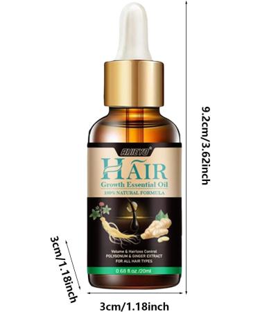 fanelod Hair Growth for Women - Natural Ginger Hair Growth Serums 20ML Biotin Hair Growth - Nourishing Ginger - Buy Online on GoSupps.com