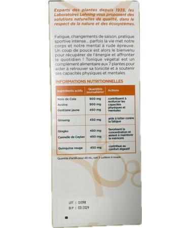 Lehning Plant Tonic 250 ml - - Buy Online on GoSupps.com