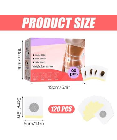120pcs Slimming Patch for Weight Loss | Detox Belly Fat Burner Sticker | Fat Burning Plaster for Quick Results - Buy Online on GoSupps.com