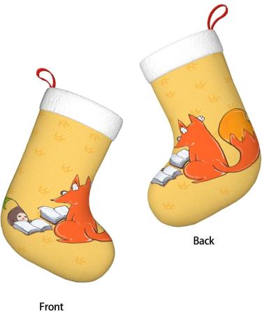 YYHHAOFA Sunflower Seeds and Foxes Pattern Christmas Decorative Stockings : Soft Light and Tactile Suitable for Christmas Holiday Party - Buy Online on GoSupps.com