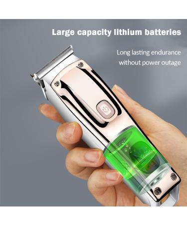 Professional Cordless Hair Clippers for Men - LED Display Hair Trimmer & Cutting Kit for Home & Beard Trimming - Buy Online on GoSupps.com