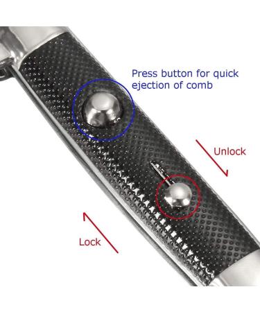 9 Inch Stainless Steel Switch-Blade Folding Pocket Comb - Premium Quality (1-Unit) - Buy Online on GoSupps.com