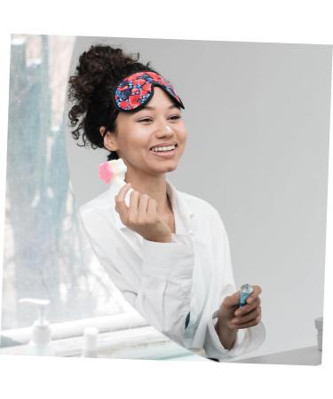 Mikinona Facial Cleansing Brush Travel Facial Cleanser Scrubber Bath Scrubber for Body Face Scrubber Brush Facial Skin Scrubber Brush Face Brush Cosmetic Man 13x5cm Sky-blue - Buy Online on GoSupps.com