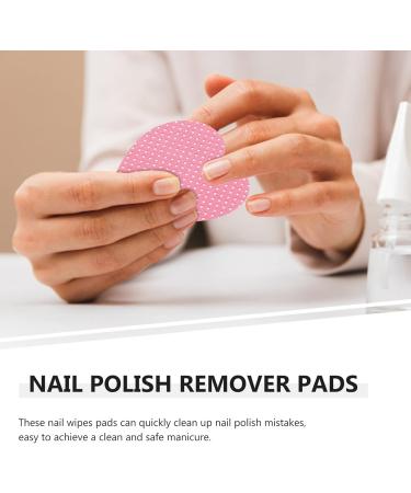 LALAFINA Glue Wipes Pads 200 Sheets Nail Polish Remover Wipes Lint Nail Wipes Heart Shape Gel Nail Polish Remover Pads for Polish Clean Acrylic Nails Remover Pink - Buy Online on GoSupps.com