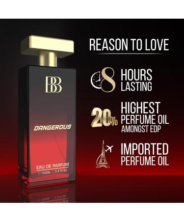 Bergamot Beaute Dangerous Eau De Parfum | Best Perfume for Men with Spicy and Woody Long Lasting Premium Fragrance for Man EDP 100ml - Buy Online on GoSupps.com