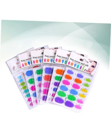 Healeved 1 Set Nail Extension Pegatinas Para U as Nail Silk Extension Nail Art Forms Non-woven Nail Silk Nail Soak off Bowl Nail Stickers Strips Fake Hair Edges Nail Kits Extend Nail Polish - Buy Online on GoSupps.com
