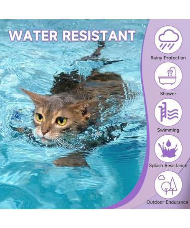 Cat Repellent Treatment Adjustable Cat Repellent Collars Natural Protection Repellent Collar for Cats Water Resistant Repellent Collar for Cats Small-Medium-Large Light Blue 2pack - Buy Online on GoSupps.com