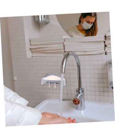 Ciieeo 3pcs Bathroom Soap Holder Adhesive Soap Holder Soap Plate Soapdish Kitchen Soap Rack Water Trough Kitchen Sink Soap Holder Kitchen Soap Mounted Sink Soap Dry Dish Take a Bath Shelf - Buy Online on GoSupps.com