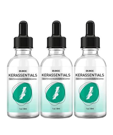 Kerassentials for Toenail Treatment Toenail Treatment Extra Strength for Repairing Damaged and Discolored Nails(3Pcs )